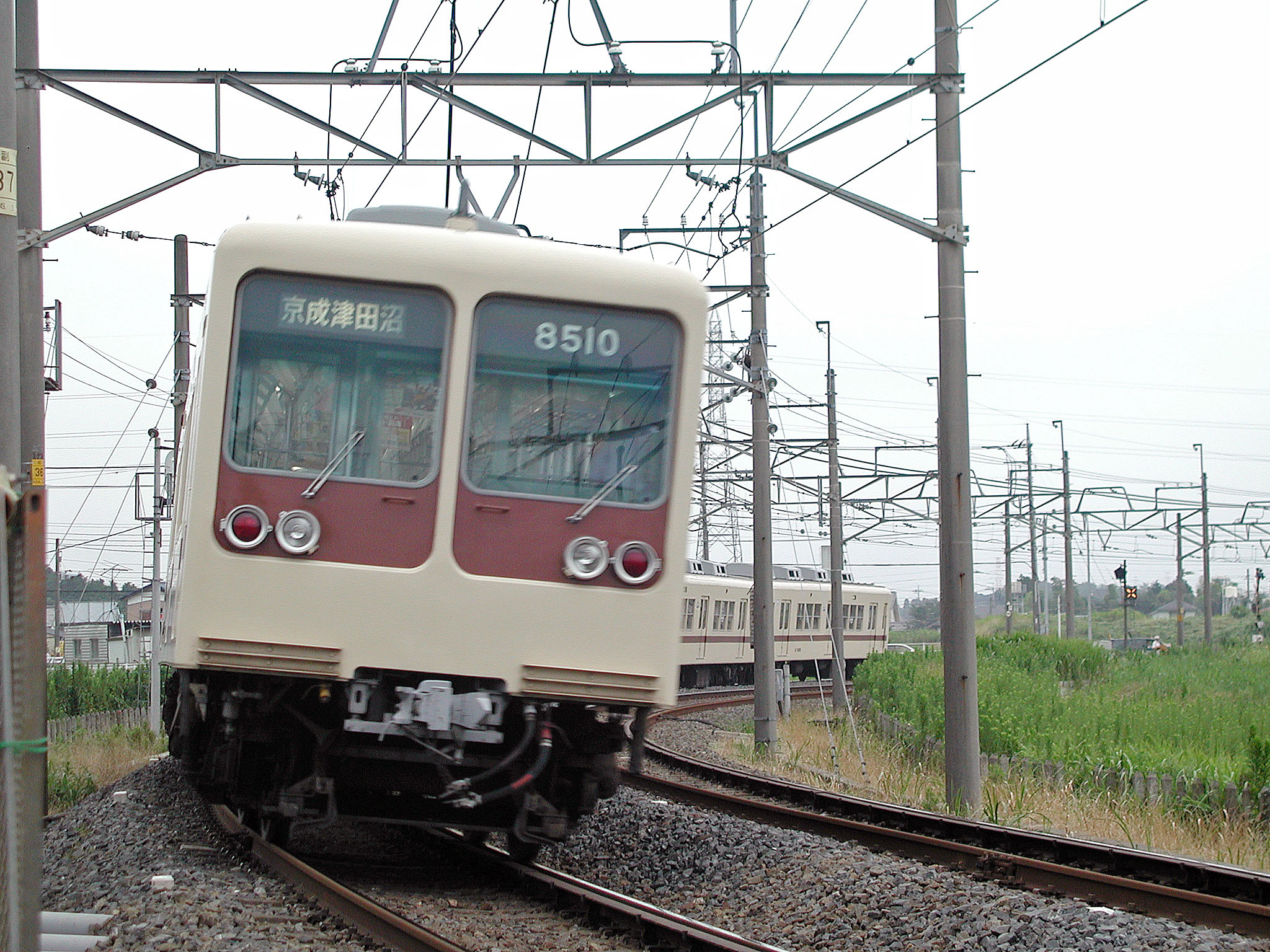 新京成電鉄　ミニタオル　TYPE80000 TYPE8000